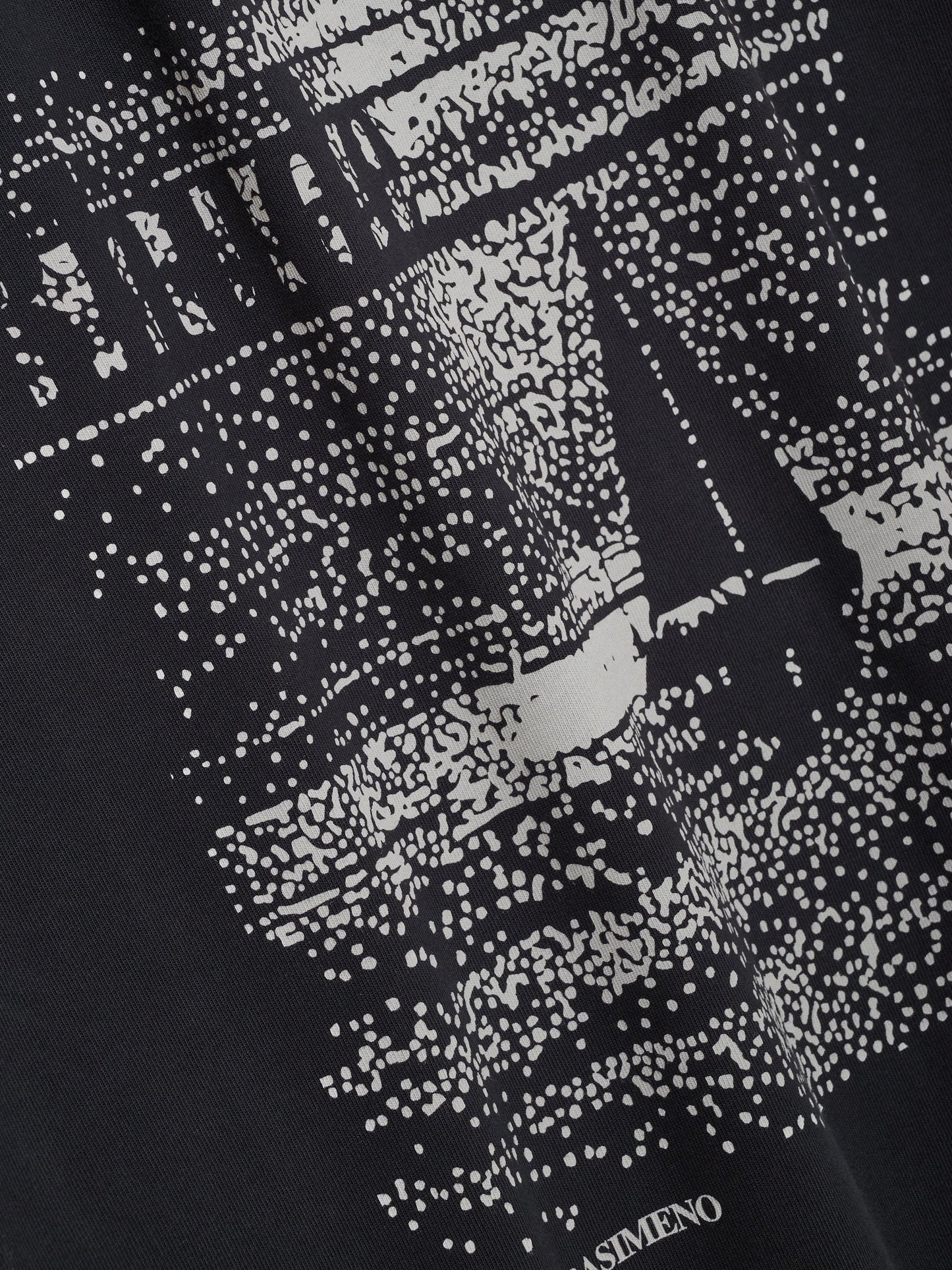 LAGO TRASIMENO TEE - VINTAGE BLACK\/ WHITE