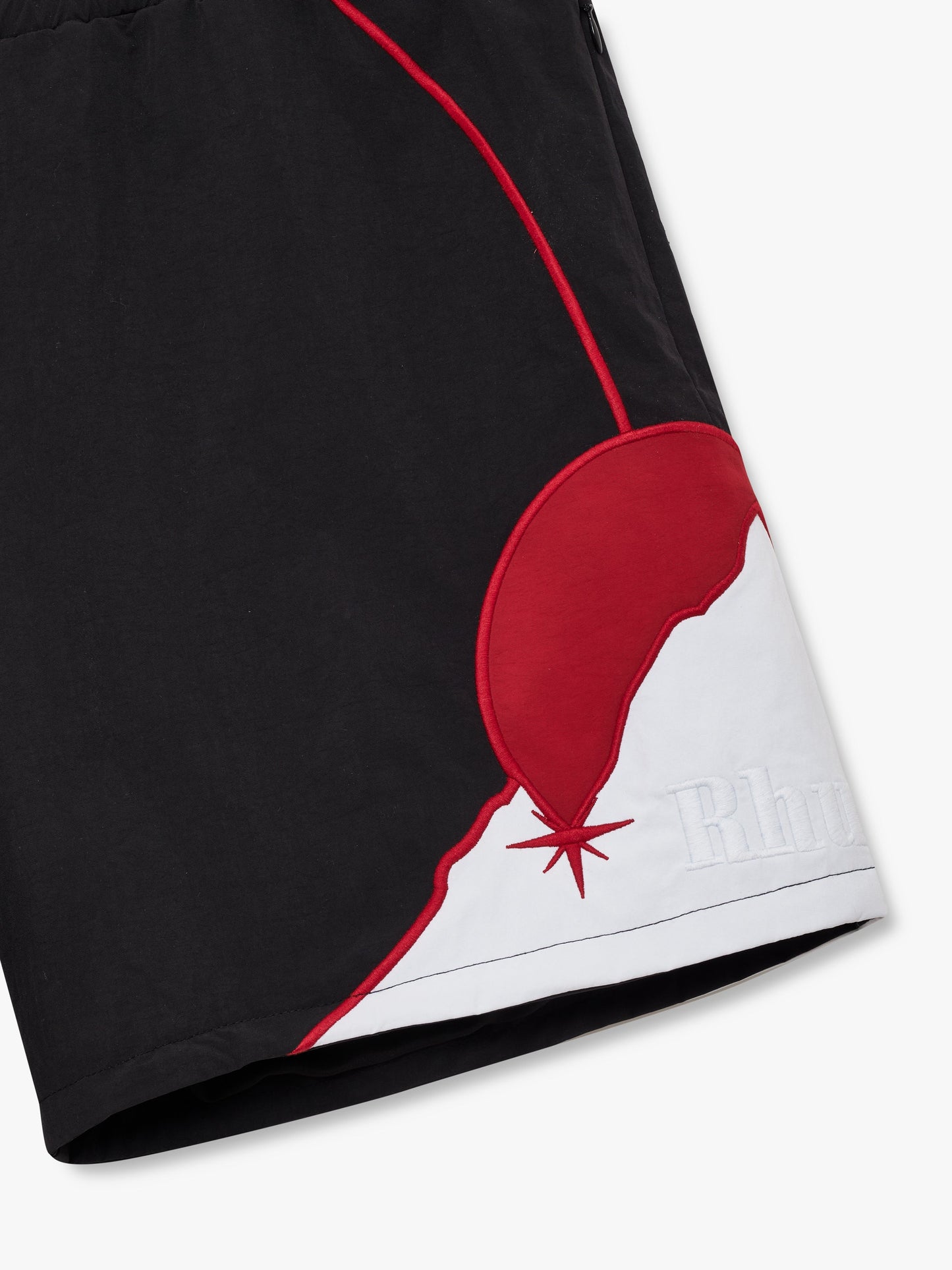 MOONLIGHT PISTA SHORT - BLACK \/ RED \/ WHITE