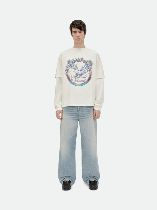 NOTTING HILL EAGLE TEE - VTG WHITE