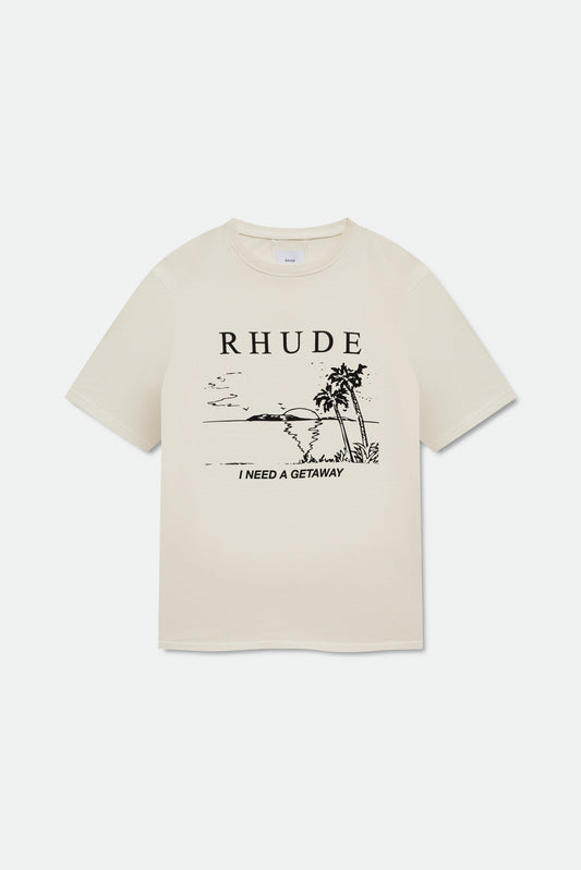 I NEED A GETAWAY TEE - VINTAGE WHITE\/ BLACK