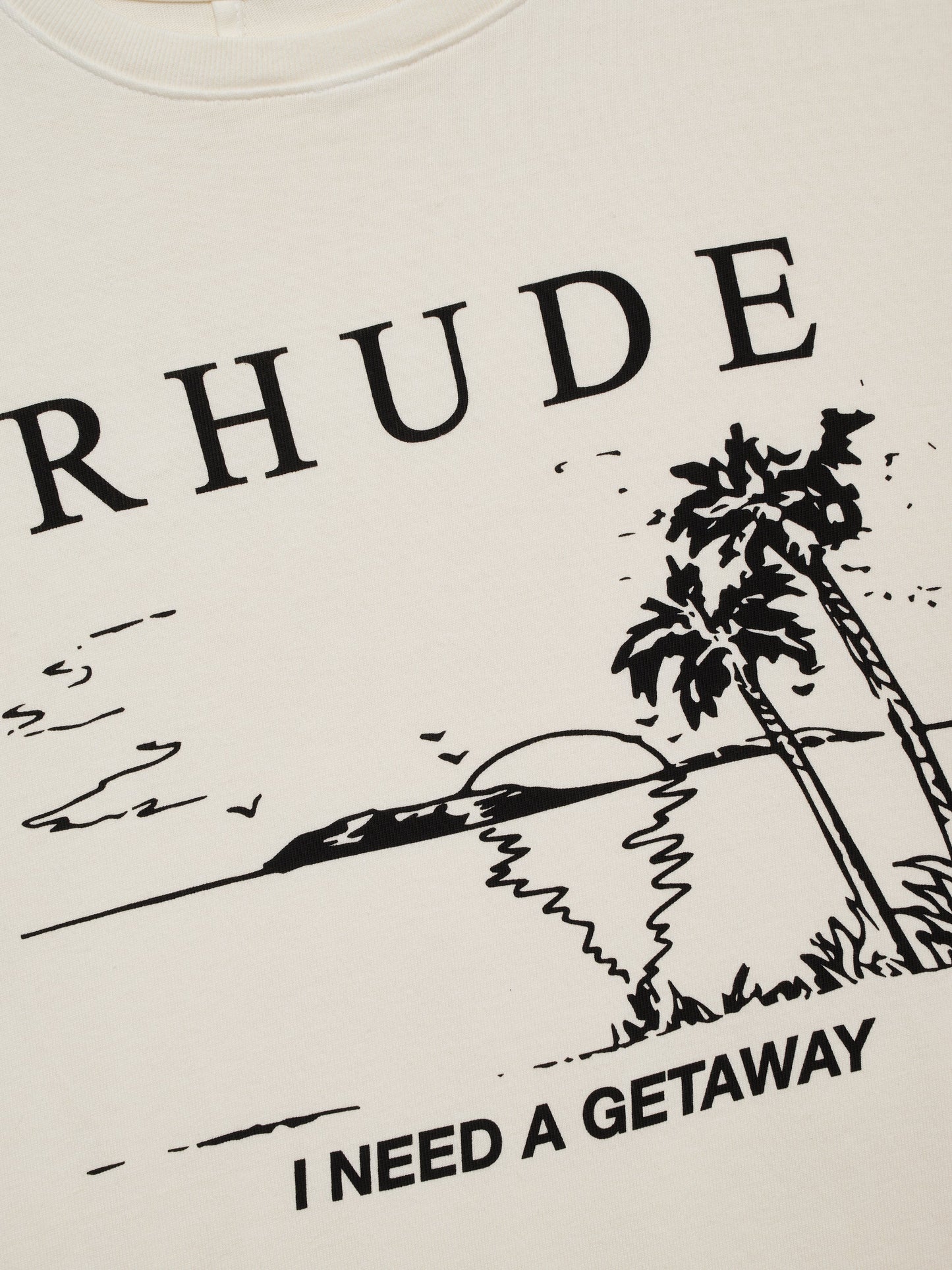 I NEED A GETAWAY TEE - VINTAGE WHITE\/ BLACK