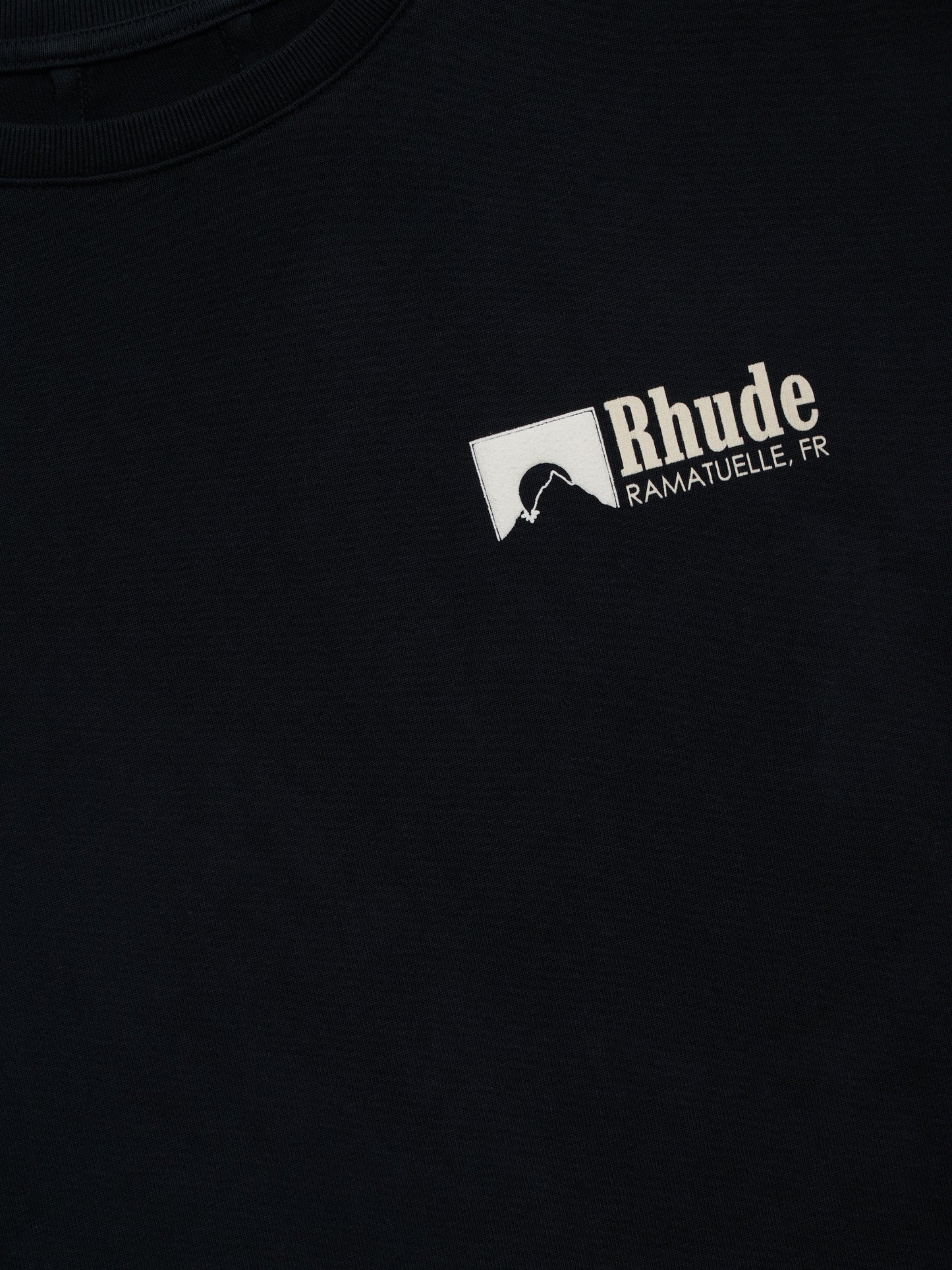RAMATUELLE INTL RACING TEE - VINTAGE BLACK\/ WHITE\/ YELLOW