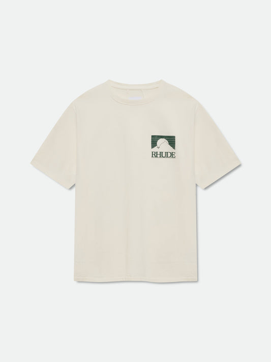 MOONLIGHT PACK TEE - VINTAGE WHITE\/ GREEN