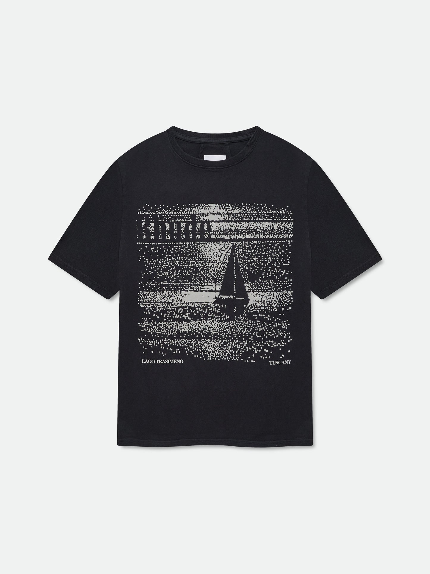 LAGO TRASIMENO TEE - VINTAGE BLACK\/ WHITE