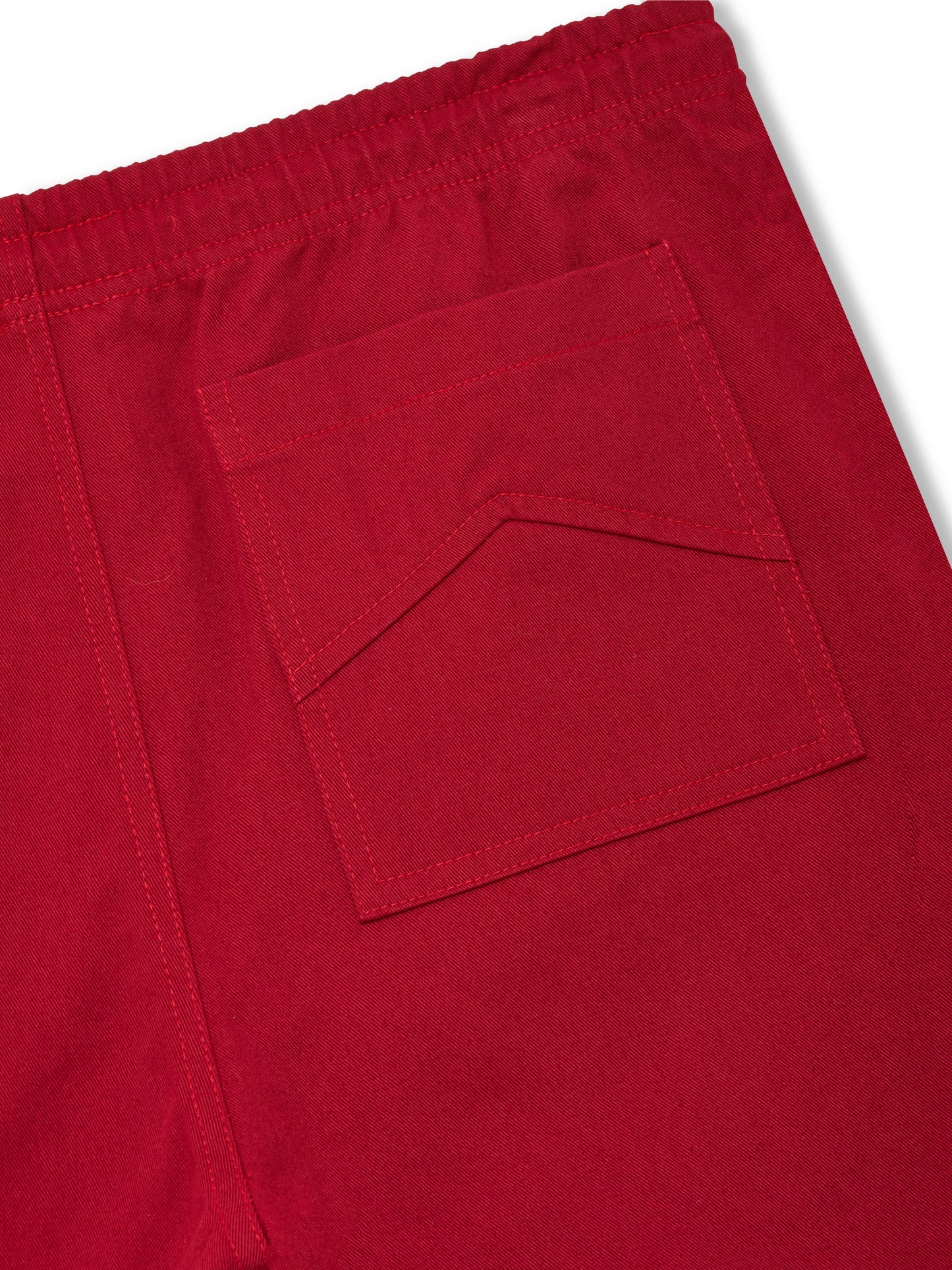 CLASSIC TWILL LOGO SHORT - RED\/WHITE