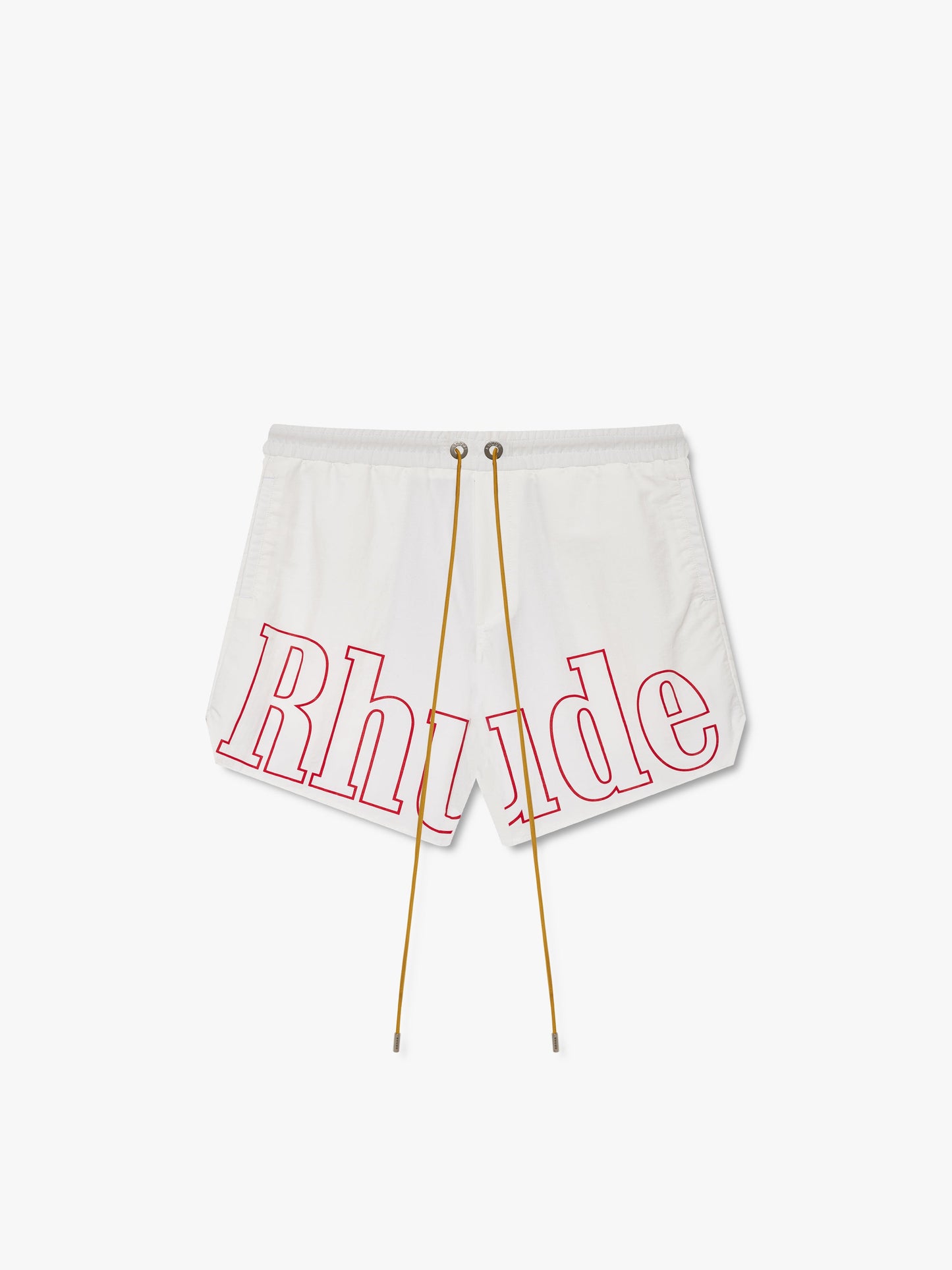 LOGO TRACK SHORT - WHITE\/RED