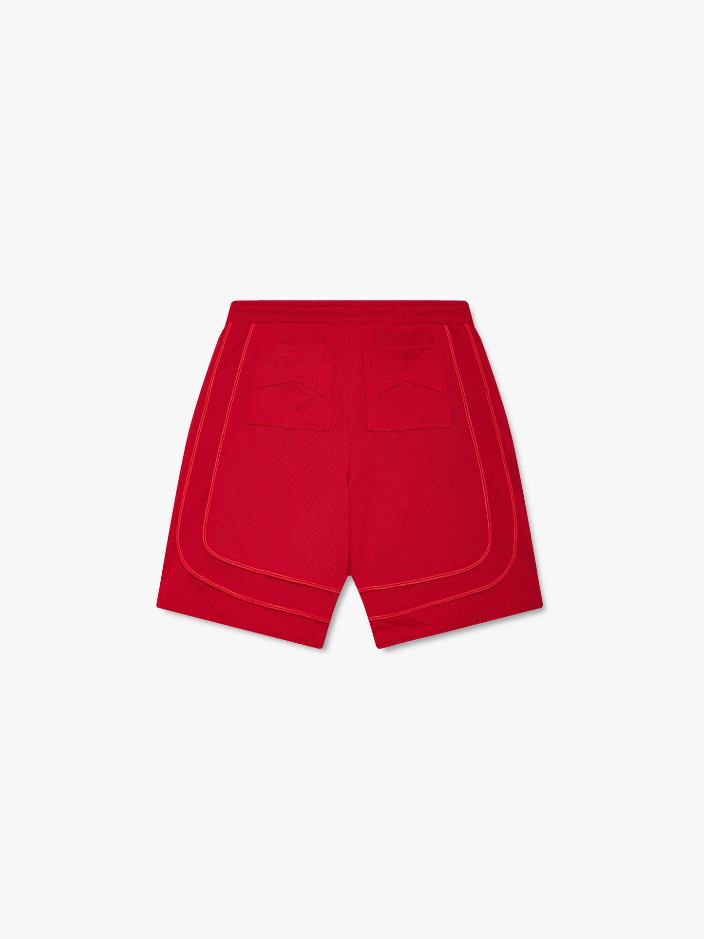 BAGGY COLLEGIATE LOGO SHORT - RED\/RED