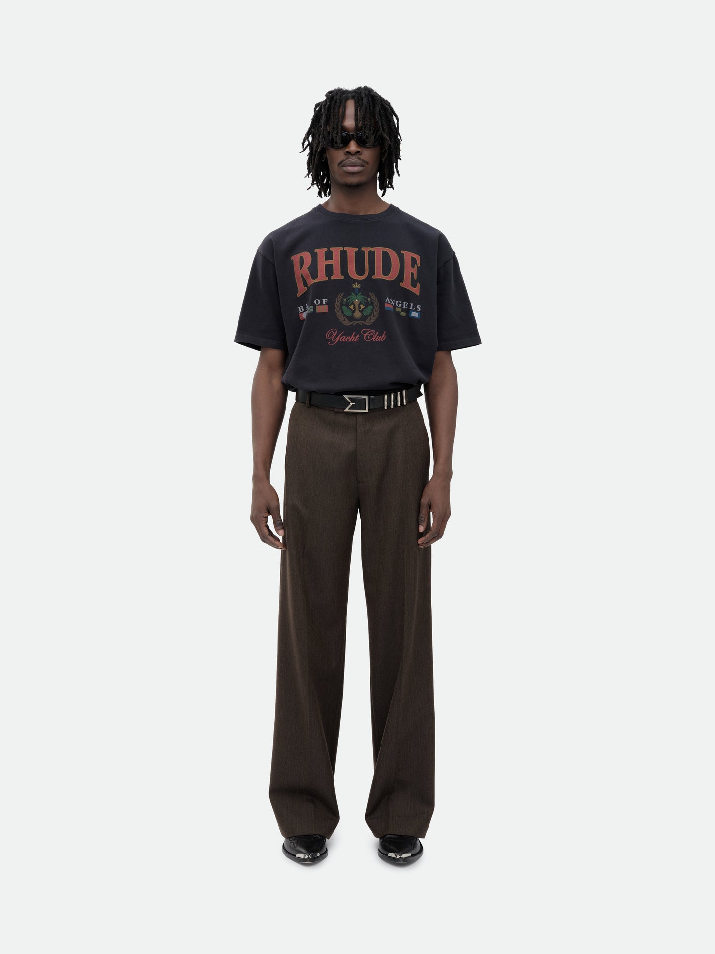 BAY OF ANGELS YACHT TEE - VTE Black
