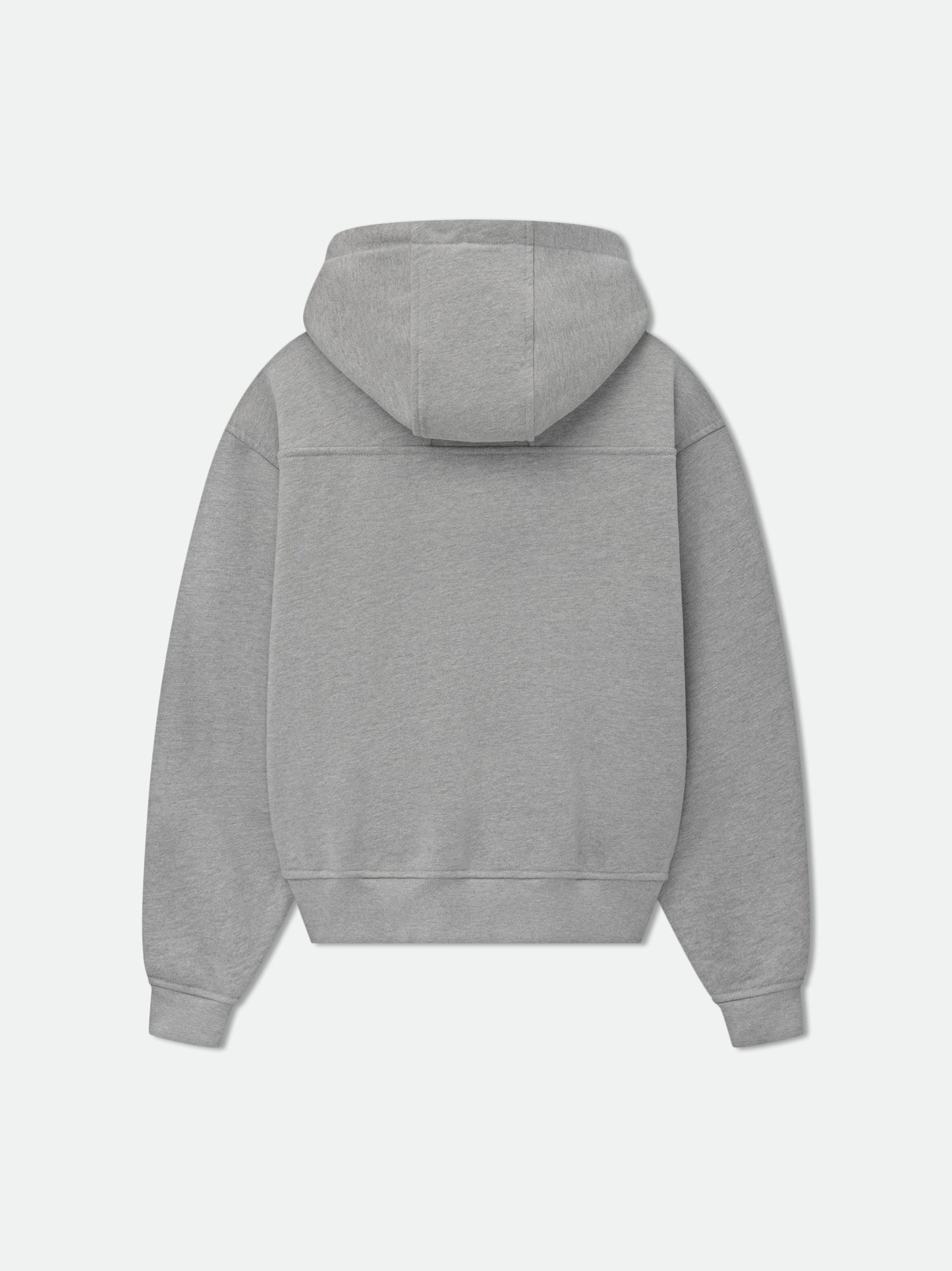 CLASSIQUE FULL ZIP HOODIE - HEATHER GREY